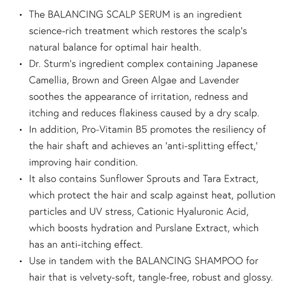 5 sample sachets Dr Barbara Sturm balancing leave in scalp serum - Picture 5 of 5